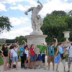Explorica Students on Tour in Paris France